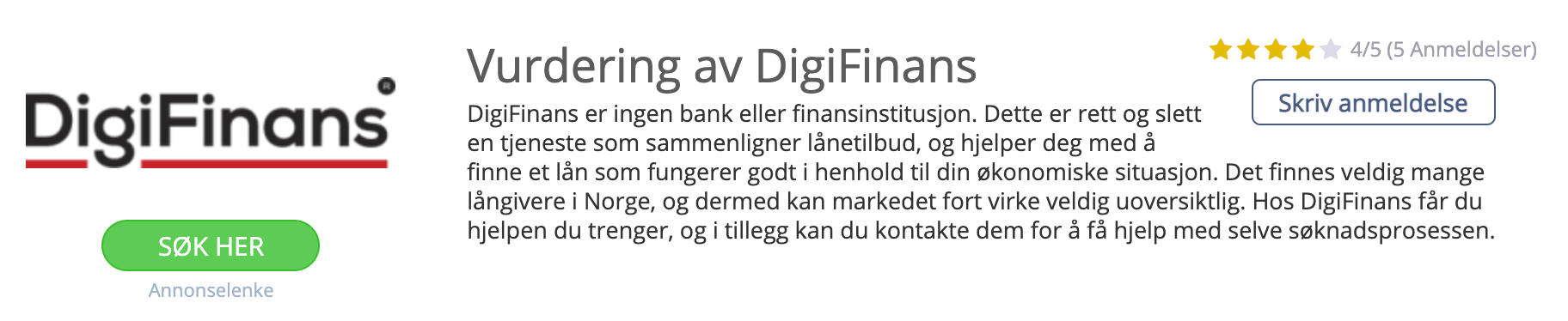 DigiFinans & Låne-Penger